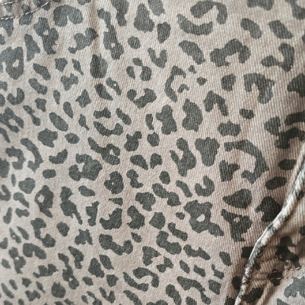 Style & Co. Charcoal Leopard Print Pants - Picture 2 of 5